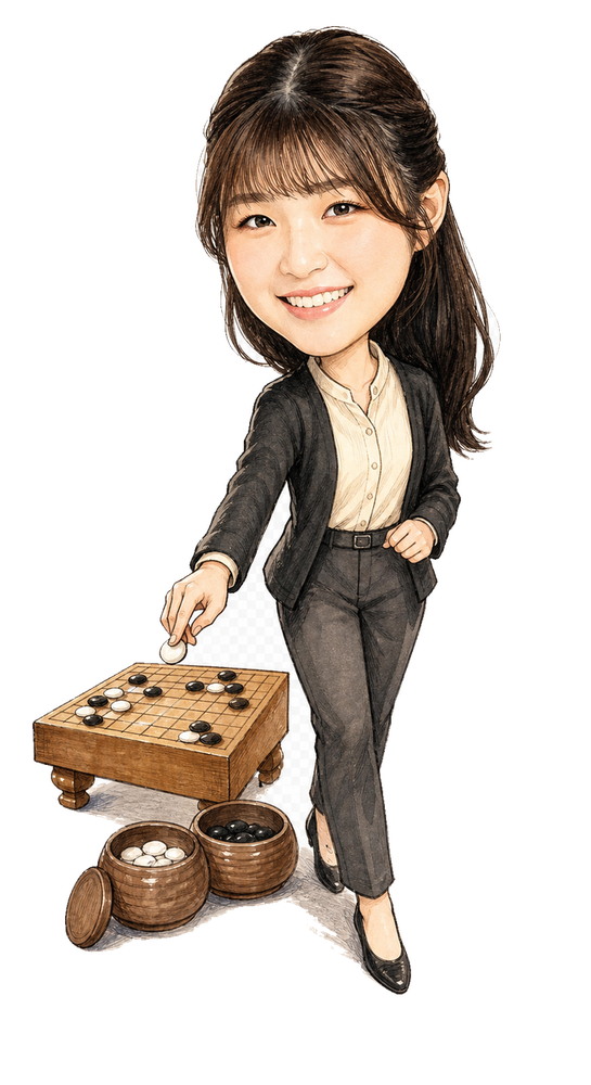 徐文燕のAI生成似顔絵