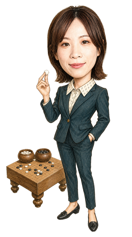 謝依旻のAI生成似顔絵