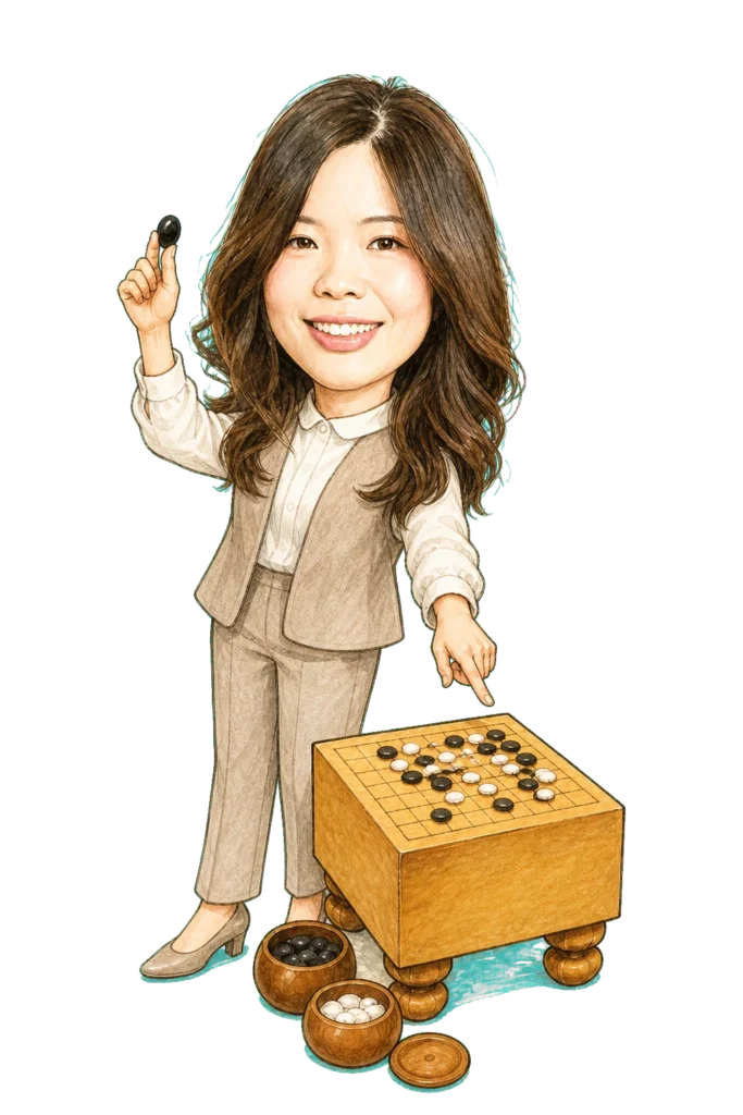 向井千瑛のMIRUGO AI生成似顔絵