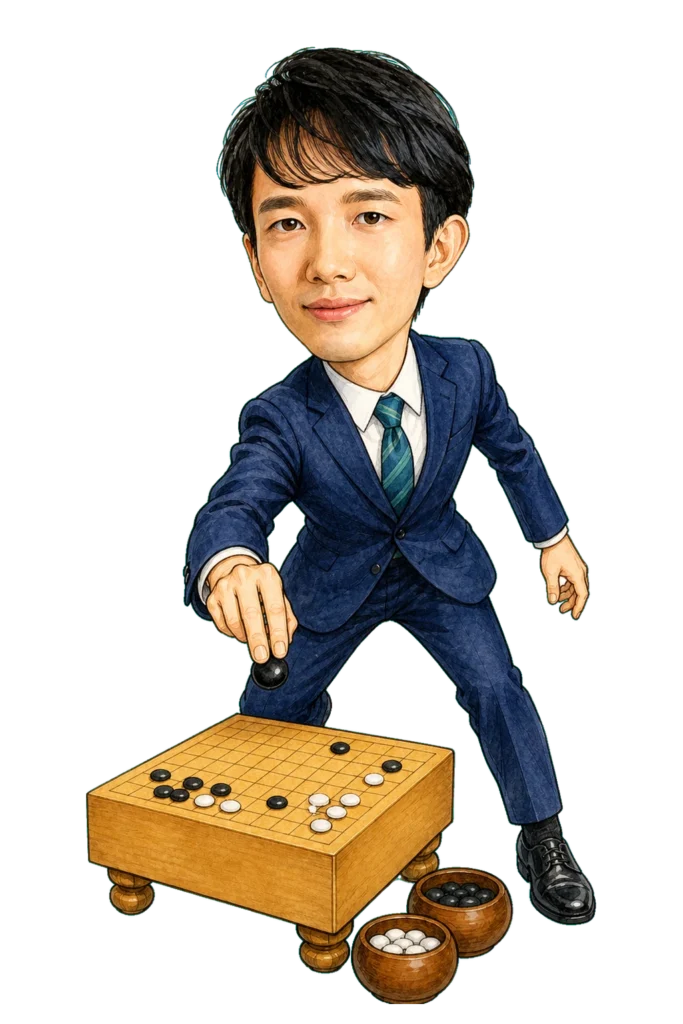 小山空也のMIRUGO AI生成似顔絵