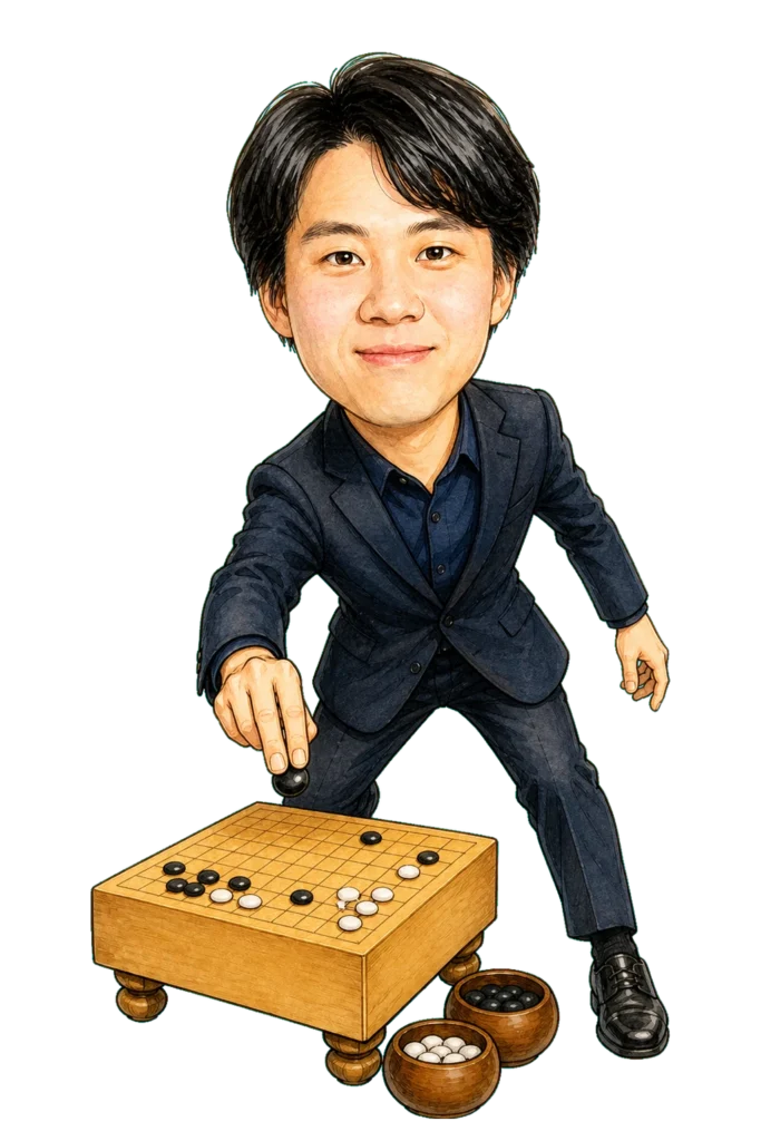 横塚力のMIRUGO AI生成似顔絵