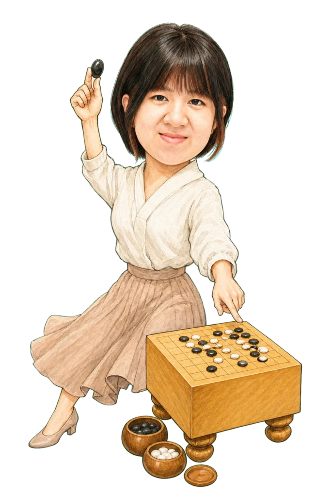 加藤千笑のMIRUGO AI生成似顔絵