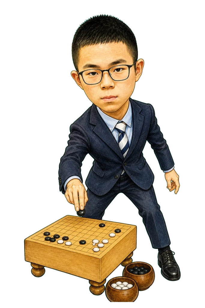 福岡航太朗のMIRUGO AI生成似顔絵