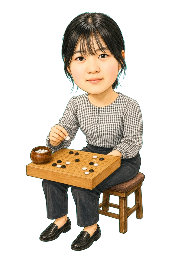 高山希々花のMIRUGO AI生成似顔絵