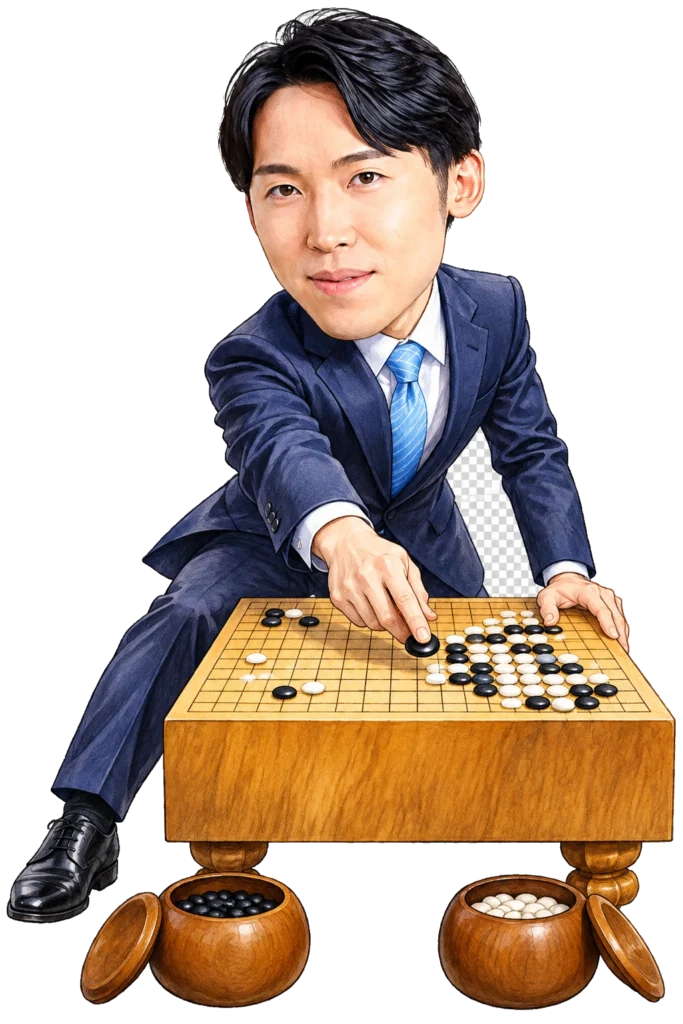 外柳是聞のMIRUGO似顔絵