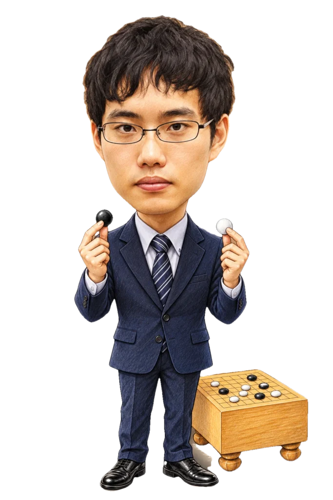 鶴田和志の顔でか似顔絵