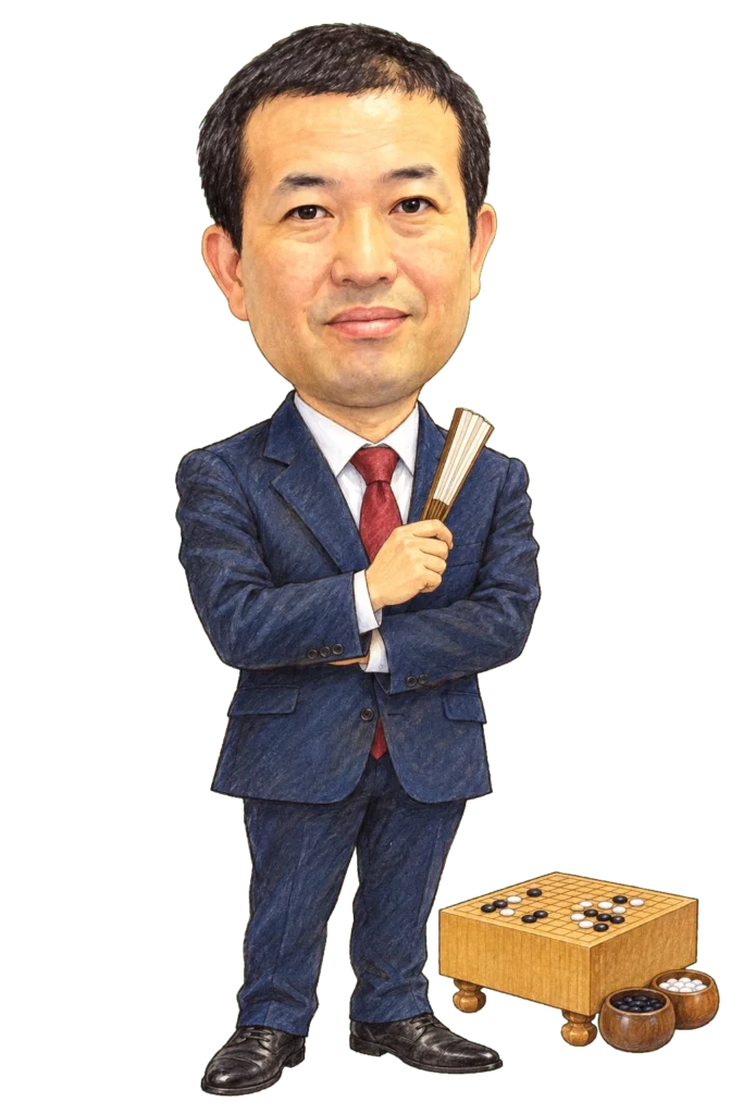 大垣雄作の顔でか似顔絵