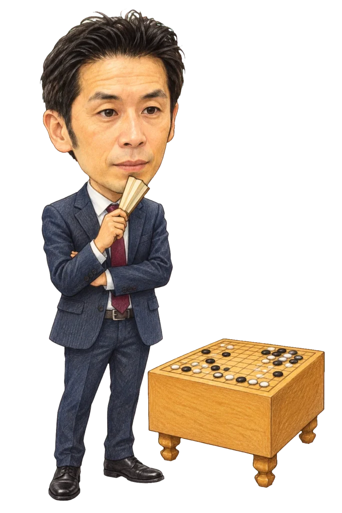 北野亮の顔でか似顔絵