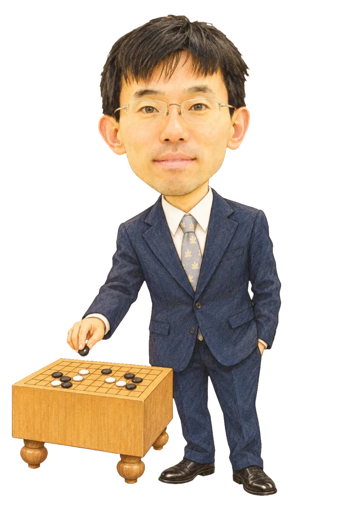 山田拓自の顔でか似顔絵