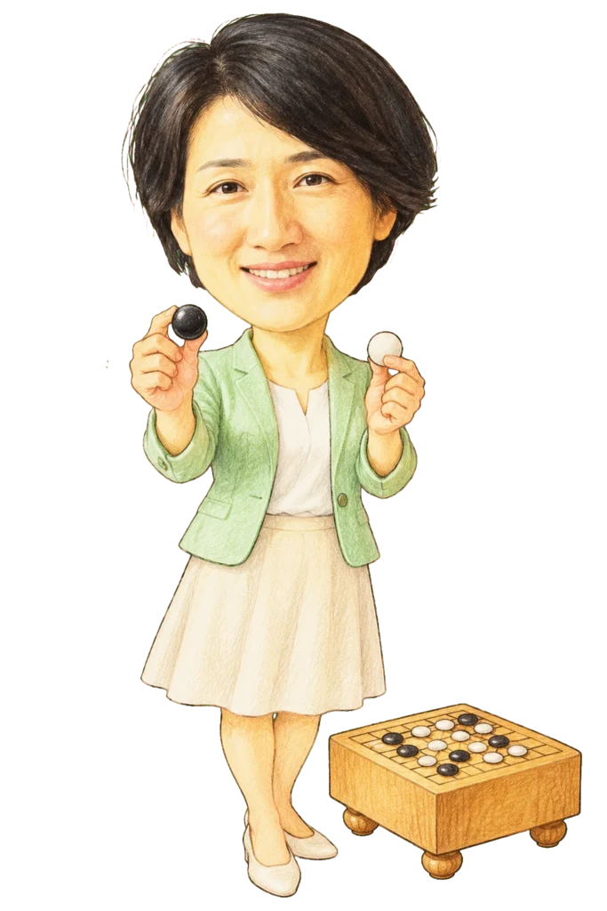 羽根しげ子の顔でか似顔絵