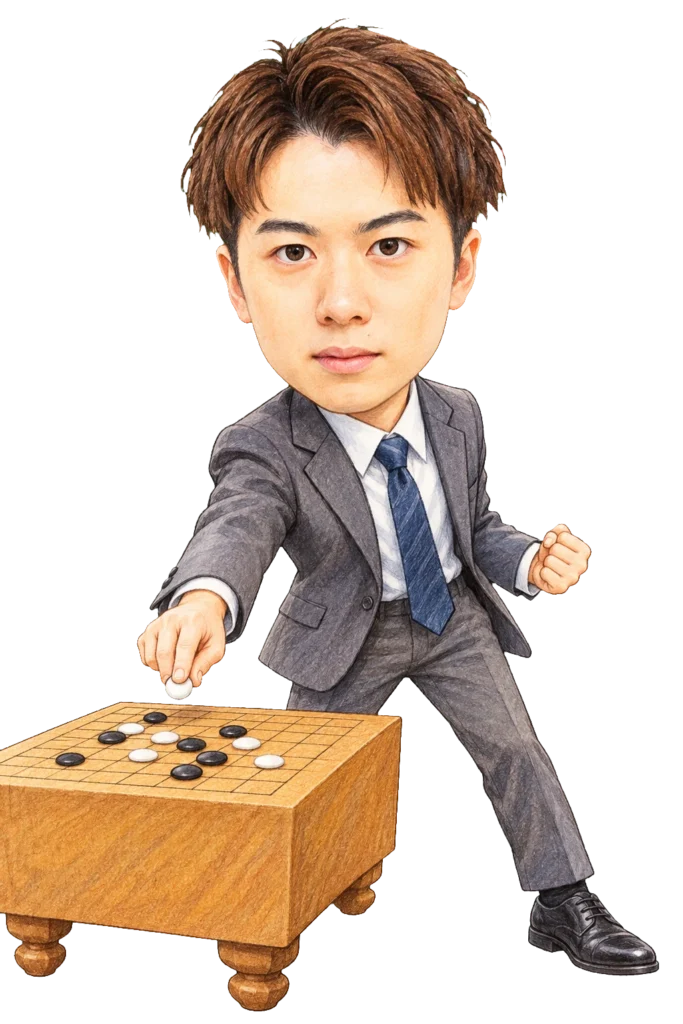 西岡正織の顔でか似顔絵