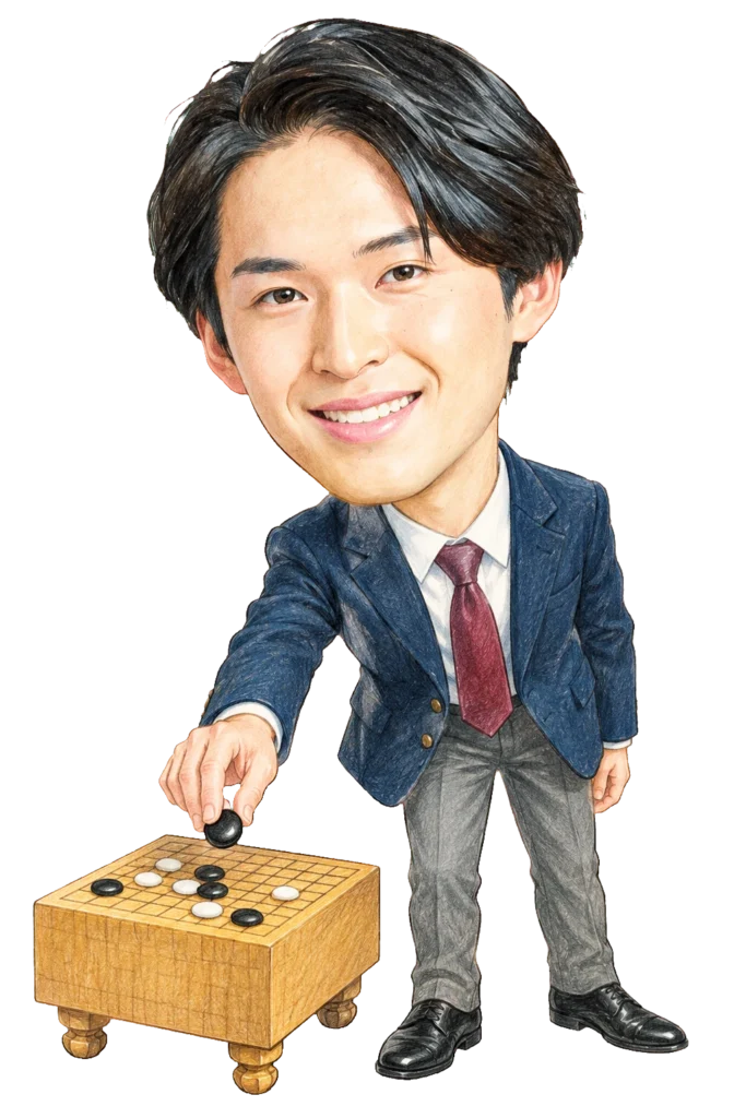 河原裕の顔でか似顔絵