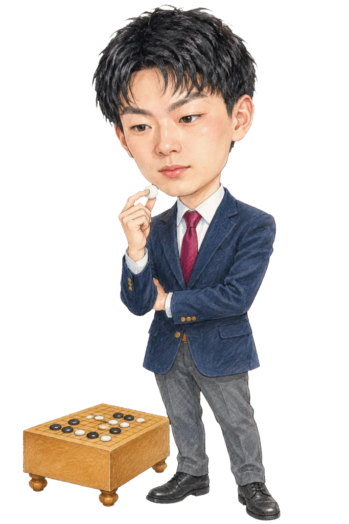 重川明司の顔でか似顔絵