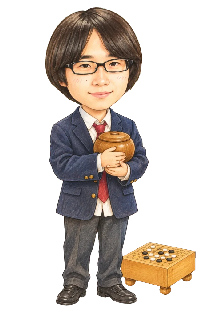 篠田優也の顔でか似顔絵