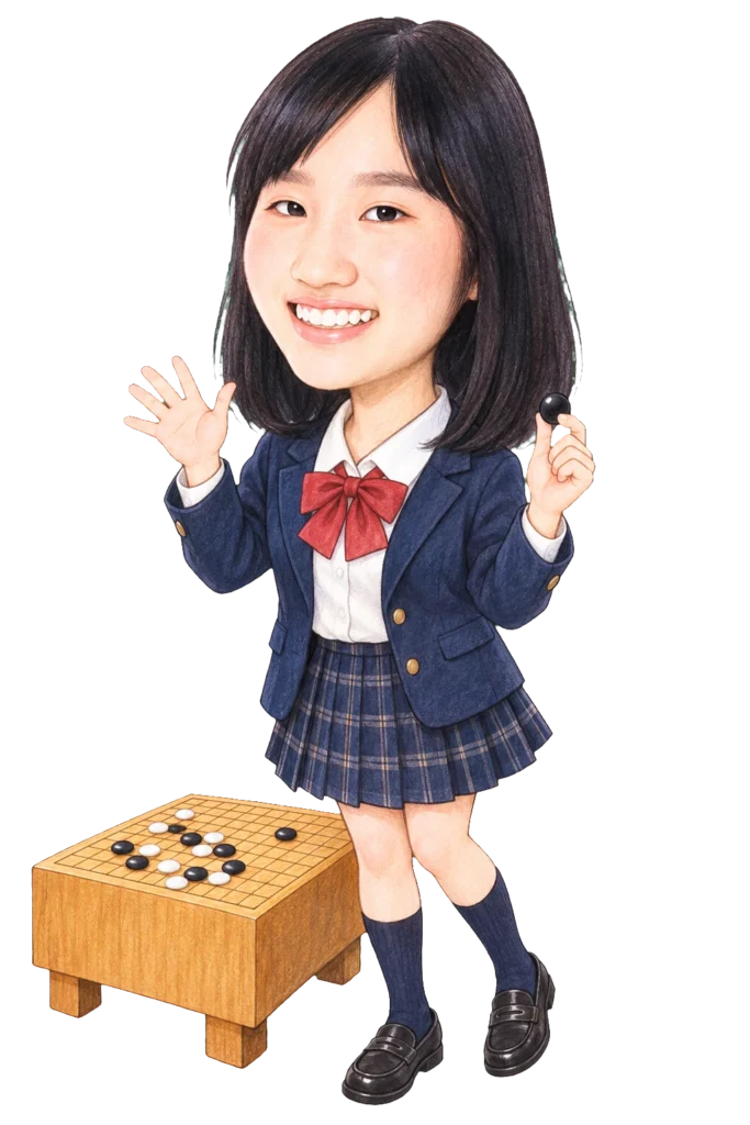 片山陶子の顔でか似顔絵